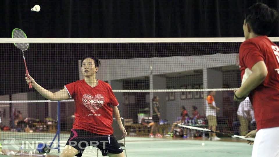 Liliyana Natsir juga mendapat pelatihan dari Vita Marisa. Copyright: © Herry Ibrahim/Indosport